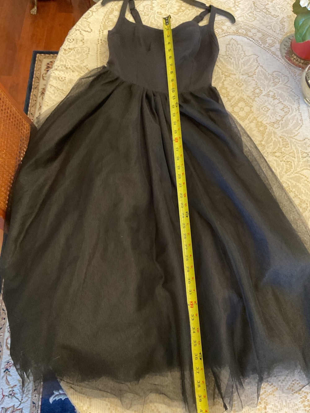Free People X Intimately Fp Let's Talk Tutu Slip Dress In Black - Picture 13 of 14